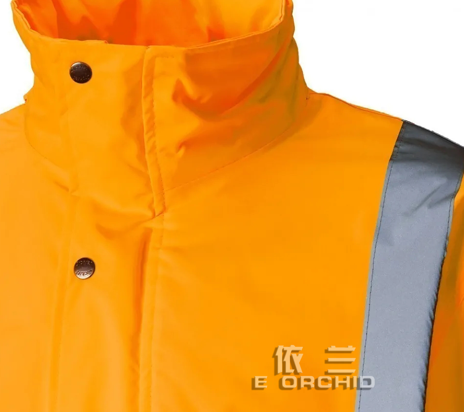 環(huán)衛(wèi)工作服上衣領(lǐng)口細(xì)節(jié)圖展示