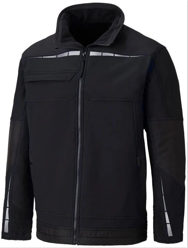 黑色秋季長袖汽車4S店工作服圖片