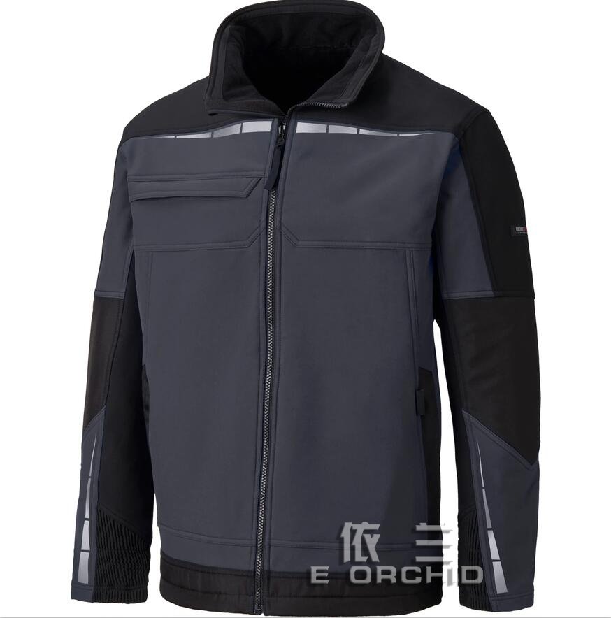 灰色秋季長袖汽車4S店工作服圖片