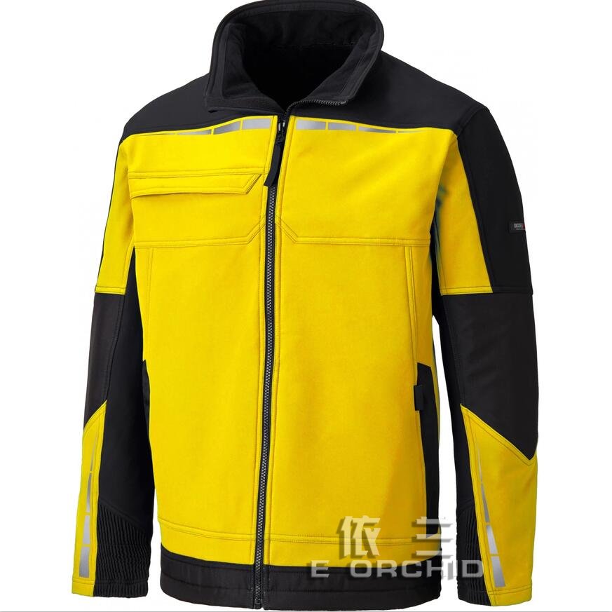 青色秋季長袖汽車4S店工作服圖片