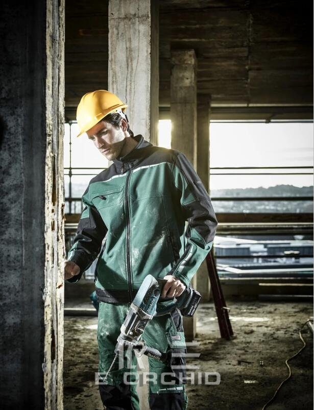 男士純棉電焊工作服工作照