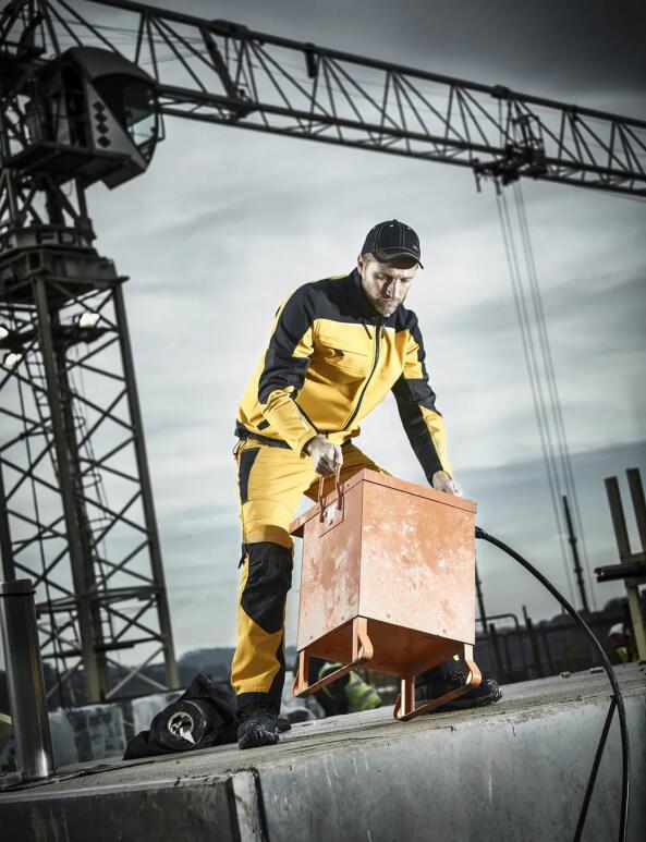 男士純棉電焊工作服工作圖片