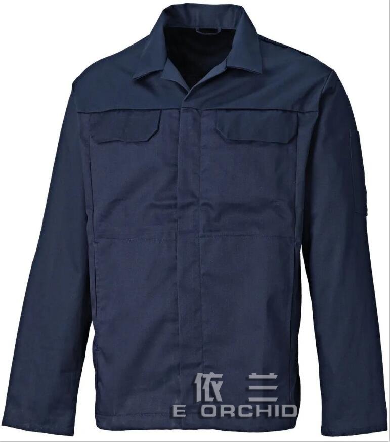 藏藍色機修工工作服圖片