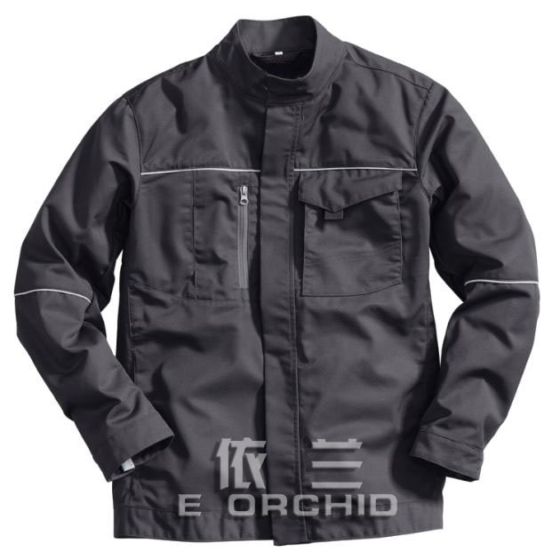 灰色維修工作服正面圖