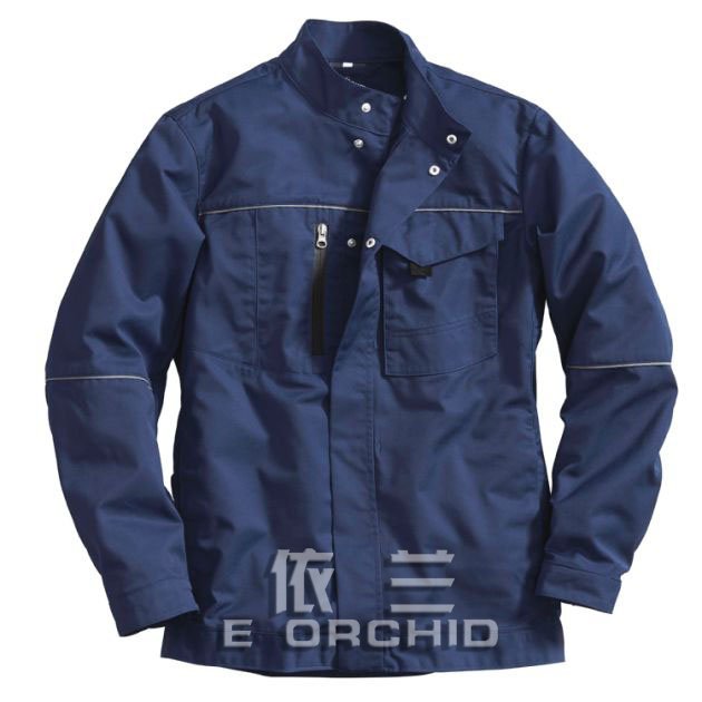 藏藍色維修工作服正面圖