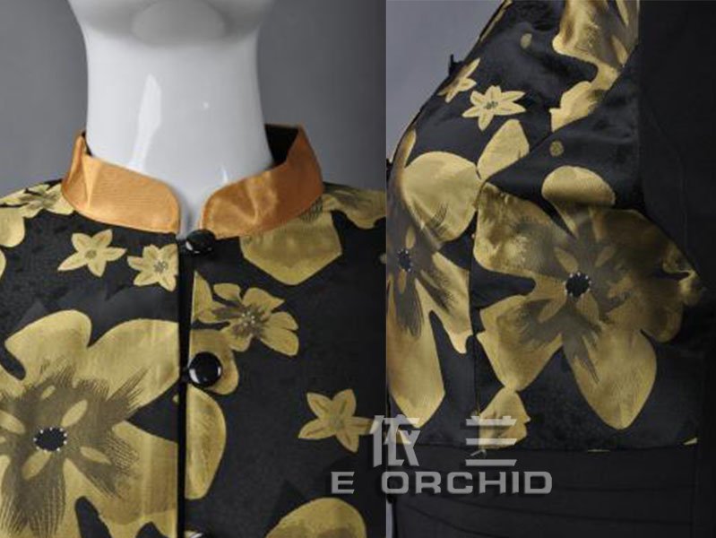 餐廳工作服女裝細節圖展示