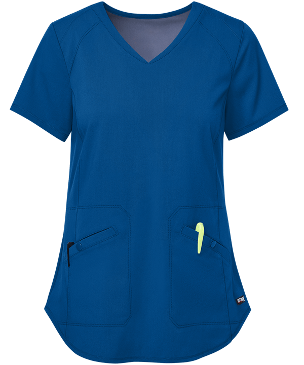 藍色醫院護士服正面照