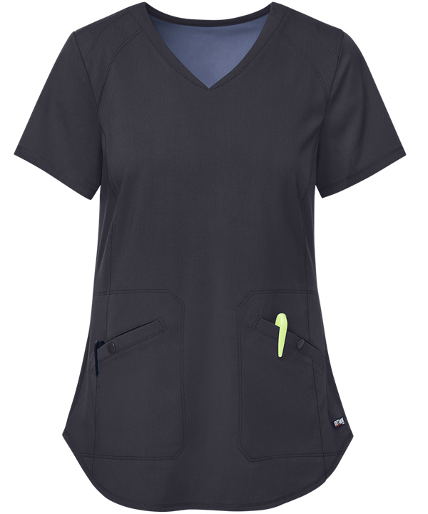 黑色醫院護士服正面照