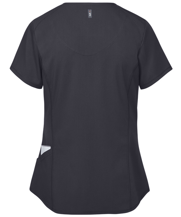 黑色醫院護士服背面照