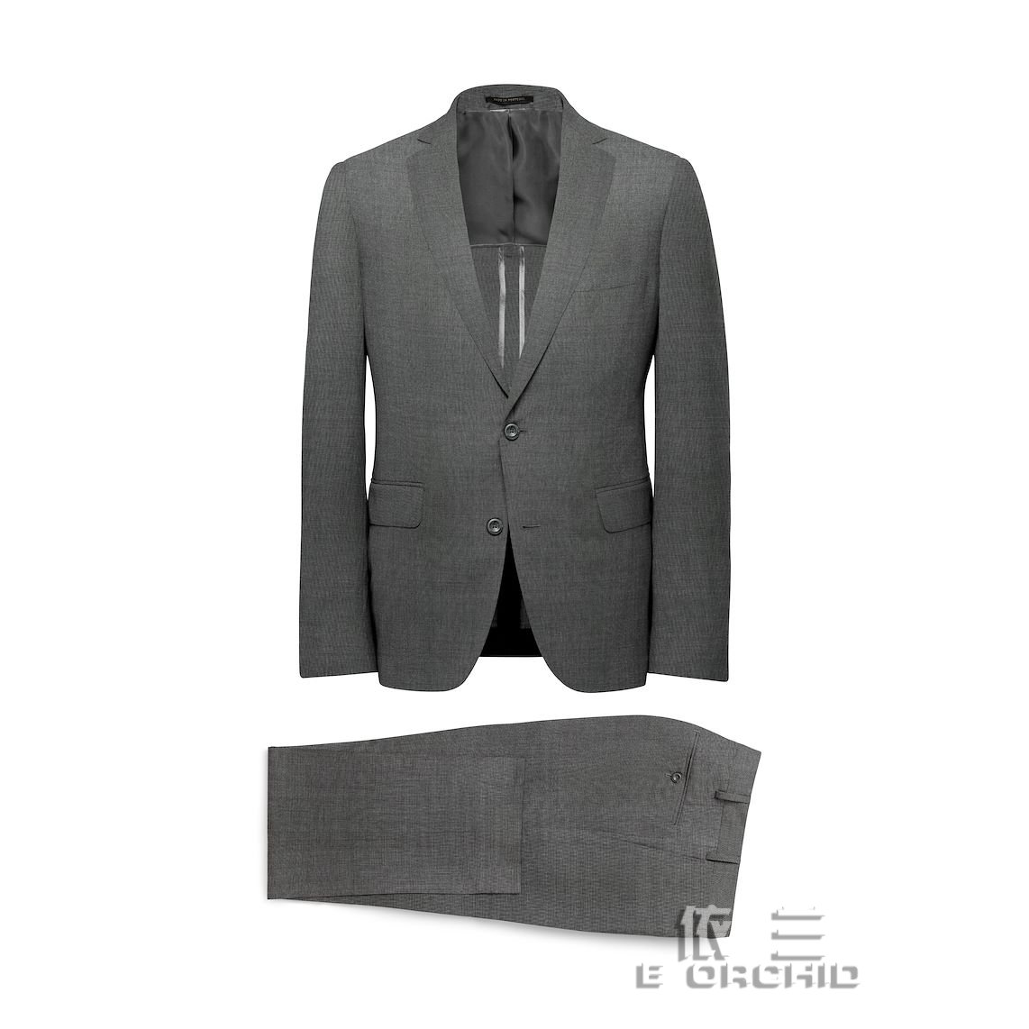 酒店兩粒扣男士西裝套裝圖片