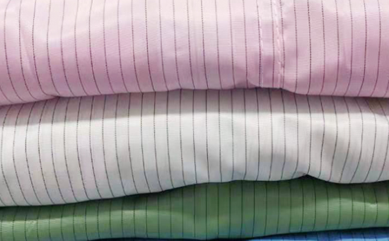 防靜電工作服粉色面料