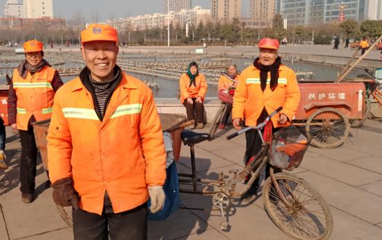 環衛工人在工作