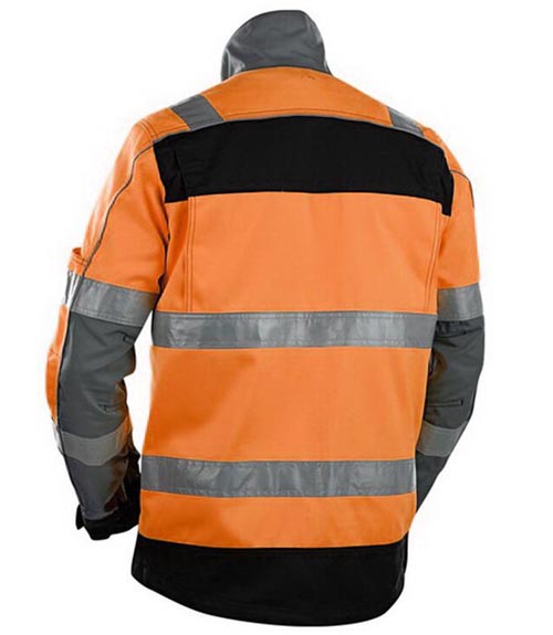 秋季長袖阻燃工作服背面圖