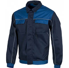 藍(lán)色長袖焊工工作服定制