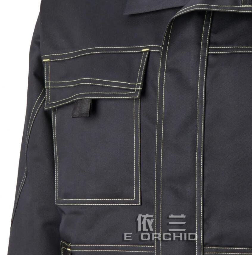 電焊工長袖牛仔工作服細節(jié)圖