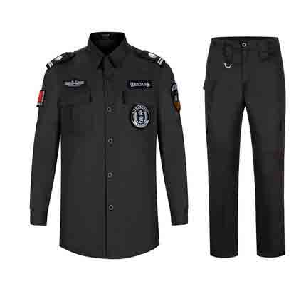 物業(yè)公司長袖春秋保安服套裝圖片
