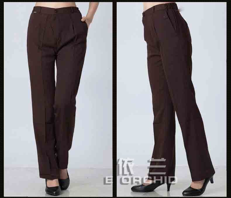 酒店夏季半袖保潔工作服褲子圖片