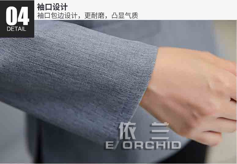 星級(jí)酒店保潔阿姨工作服袖口細(xì)節(jié)圖展示
