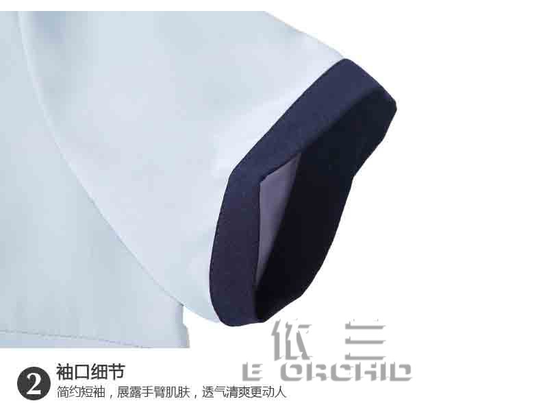 航空公司空姐短袖工作服袖口細(xì)節(jié)圖