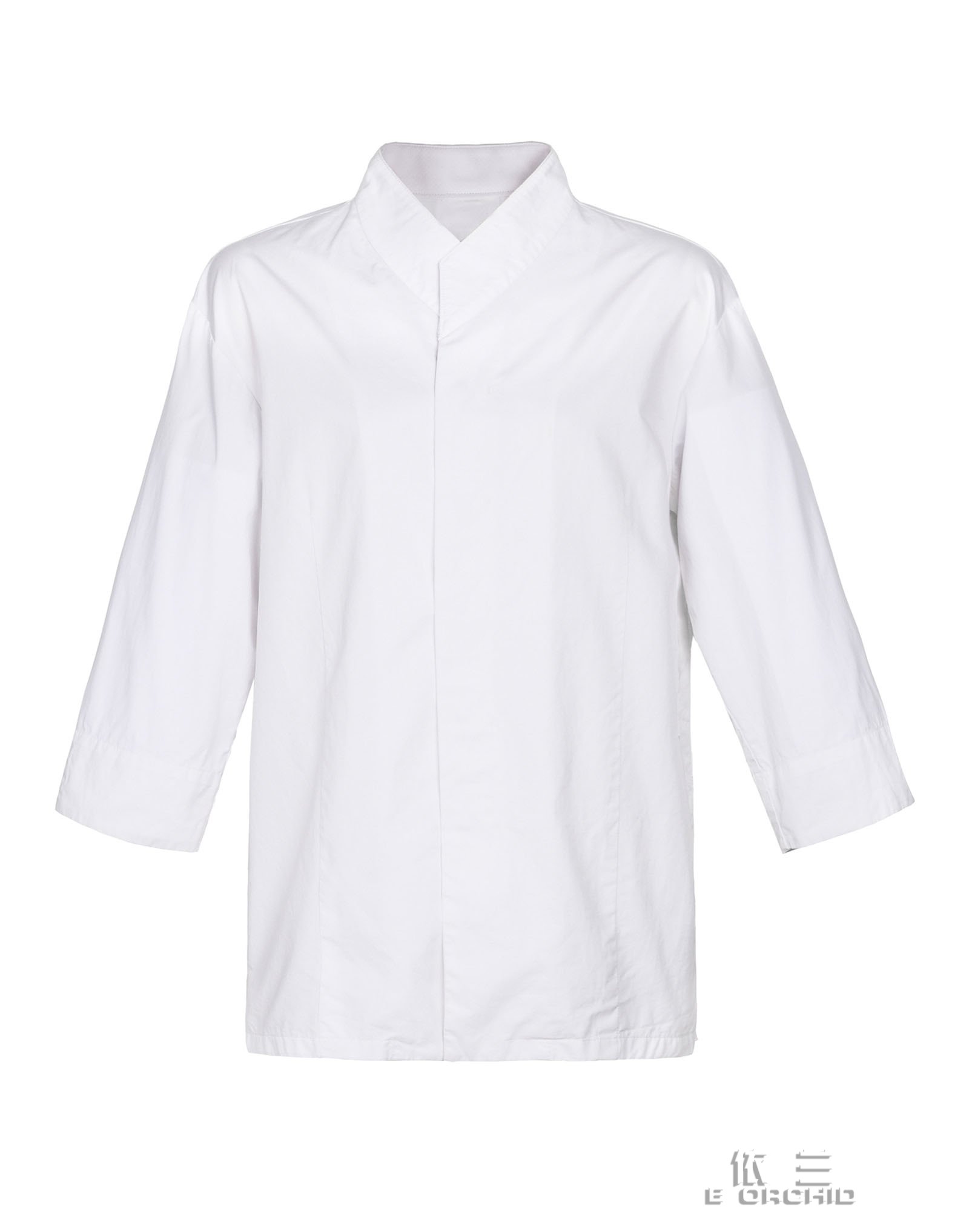 高檔餐廳廚師長袖工作服效果圖