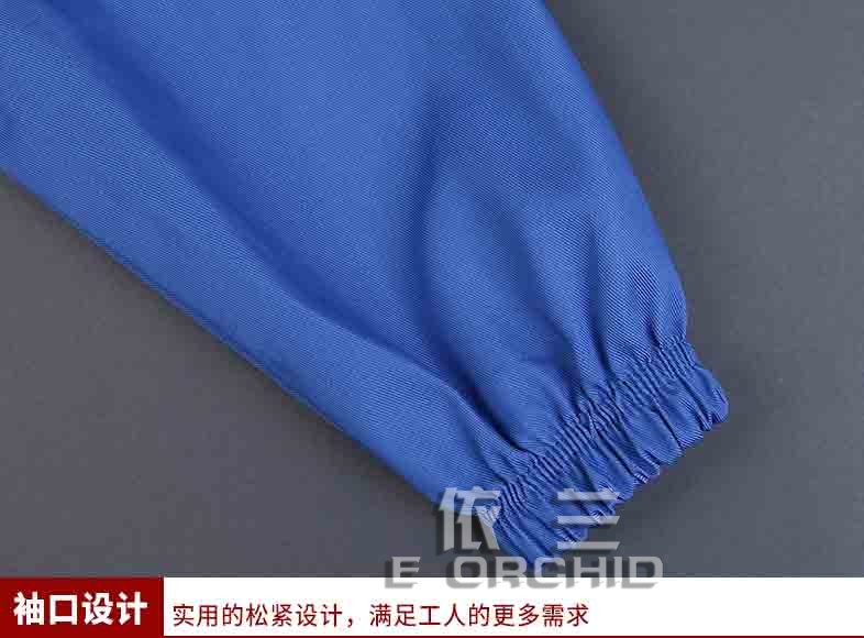 長袖分體車間潔凈工作服袖口細節圖