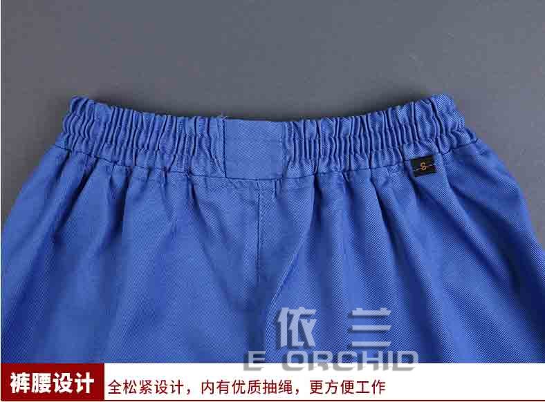 長袖分體車間潔凈工作服褲腰細節圖