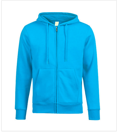 北京藍色衛衣外套定制圖片