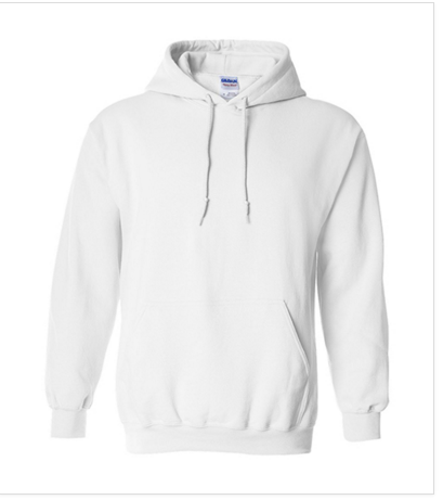 北京白色連帽衛衣定制圖片