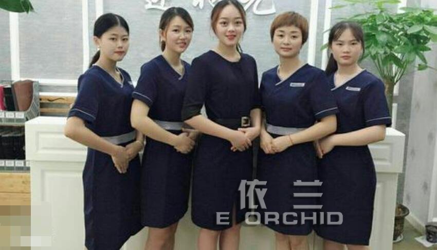 高端女士休閑會所工作服案例