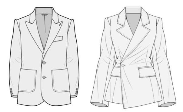 工作服設計圖片