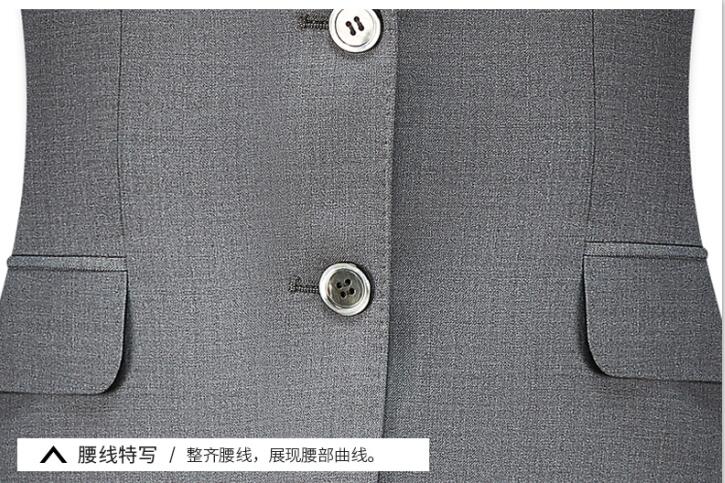 夏季女士時尚職業裝 腰線細節圖
