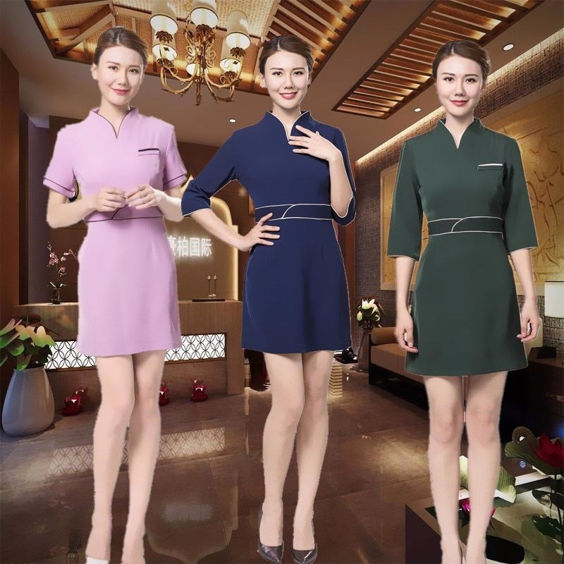 美容工作服款式圖