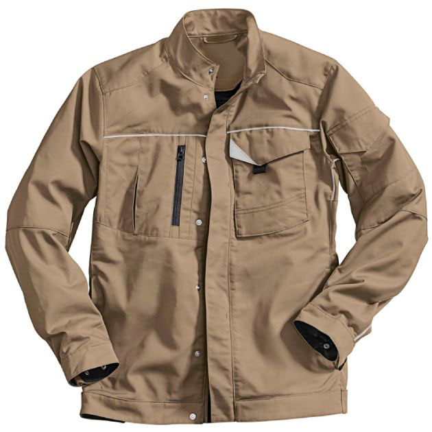 春季美式長袖工裝夾克 棕色圖片