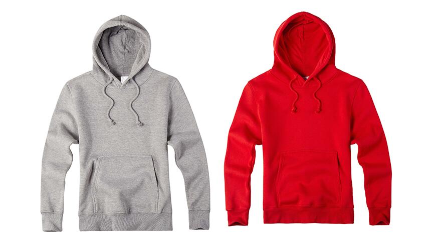 灰色、紅色衛衣班服定制圖片