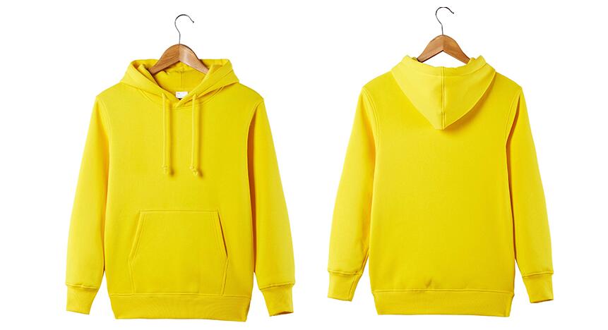 黃色衛衣班服定制圖片