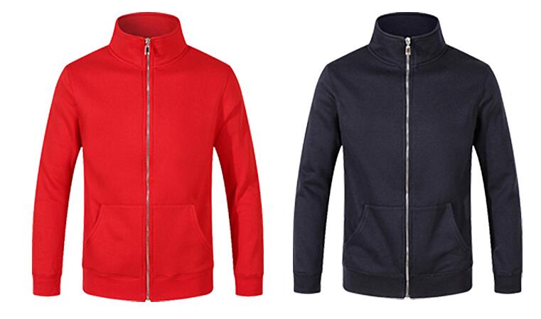 黑色、紅色衛(wèi)長袖純棉班服衛(wèi)衣定制圖片