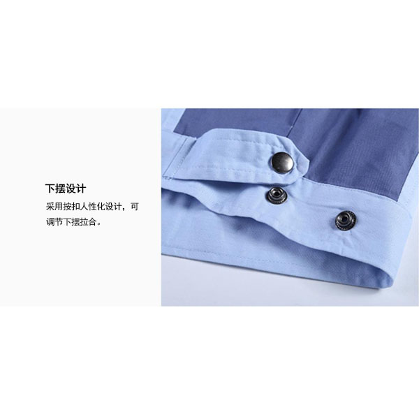 設備維修半袖工作服款式細節